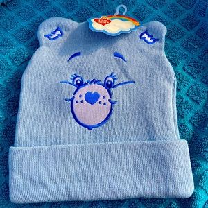 Blue Care Bears Beanie Hat New with Tags Grumpy Bear